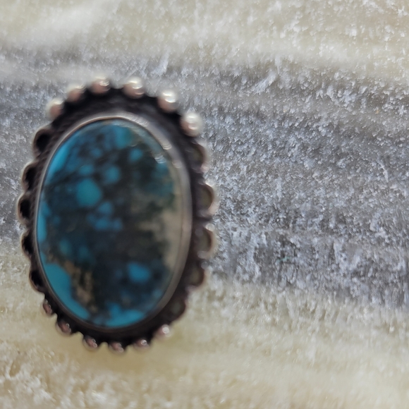 Vintage handmade Terquoise Ring - Picture 4 of 6